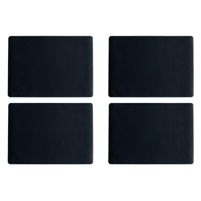 Abbildung von ASA Selection Untersetzer Leder Optik Fein Basalt 10 x cm 4 Stücke