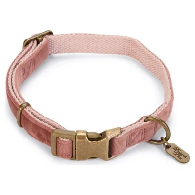 Abbildung von Designed by Lotte Hundehalsband Velura Rosa 20 30cmx10mm