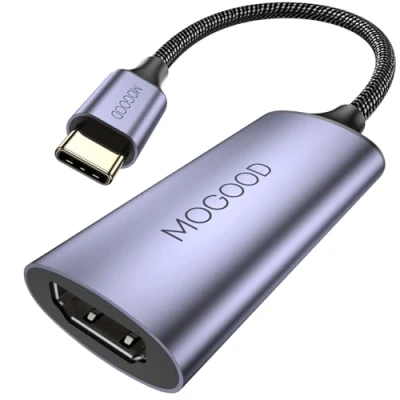 Abbildung von MOGOOD USB C auf HDMI Adapter, [4K@60Hz, Thunderbolt 3/4] Typ Adapter für iPhone 16 15 Serie, MacBook Pro/Air, iPad Pro, iMac, XPS, Surface Book und Laptop