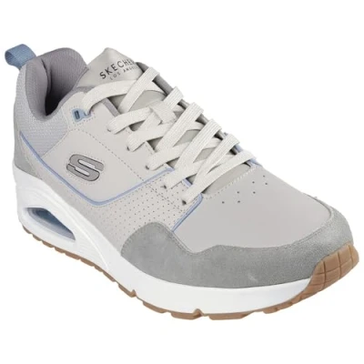Abbildung von Skechers UNO Retro ONE Sneaker low Braun hellblau, Herren, Größe: 41, hellblau Schuhe