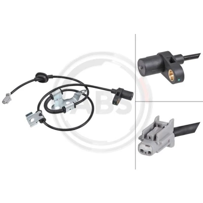 Abbildung von A.B.S. 31937 ABS Sensor passiver 800 grau SUBARU: Forester II, Impreza II Limousine, Kombi