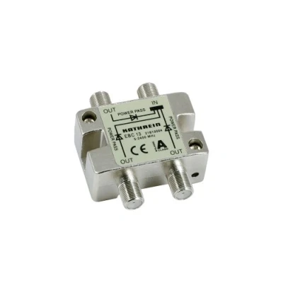 Abbildung von Kathrein EBC 13 3 fach Verteiler (F Anschluss, 5 2400 MHz, Rückweg und UHF tauglich, Fernspeisetauglich, Sat, TV, Kabel)