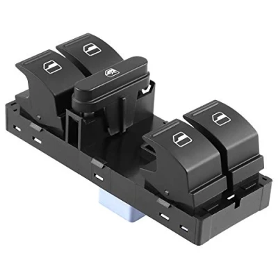 Abbildung von Keenso Fensterschalter Elektisch Meister Fensterheber für Super 5 Schalter im Auto