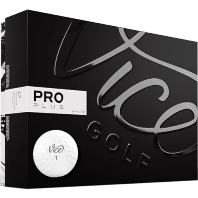 Abbildung von Vice Golf Pro Plus 2020 12 Bälle Eigenschaften: 4 Piece Cast Urethan, maximale Länge, reduzierter Driver Spin Mehr Farben: Neon Lime/Red Profil: Für fortgeschrittene Golfer