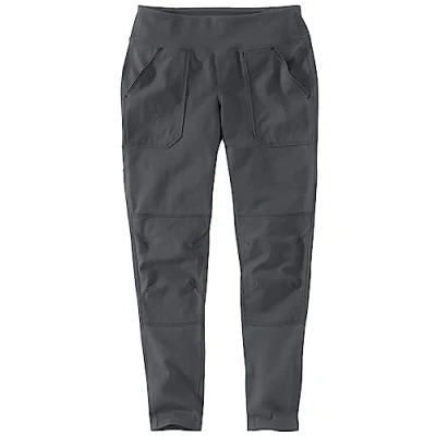 Abbildung von Carhartt Damen Force Lightweight (Regular and Plus Size) Leggings, Oyster Gray, M