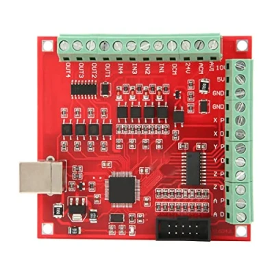 Abbildung von USB Interface Controller Karte Breakout Board CNC Bewegungssteuerung 100 kHz Mit Jog Handler für Gravierfräsmaschine Schrittmotortreiber Fräsmaschine