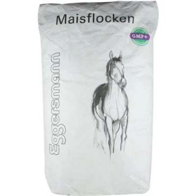 Abbildung von Eggersmann Maisflocken 15 kg Einzelfuttermittel für Pferde &amp; Ponys Ideal bei erhöhtem Leistungsanspruch geschwächten Tieren Liefert Energie unterstützt die Gewichtszunahme