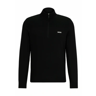 Abbildung von BOSS Momentum Strickpullover, Herren, Größe: XXL, Black one