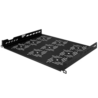 Abbildung von Stalflex Server Fachboden 19 Zoll 1U 350mm Serverschrank Hergestellt aus Hochbelastbarer Stahl Professionell Belüftetes Rackmontage Kragarmtablett