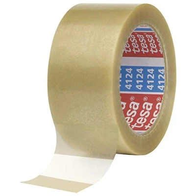 Abbildung von 6 X tesa Packband PVC 66mx50mm transparent ULTRA STRONG 57176 00000