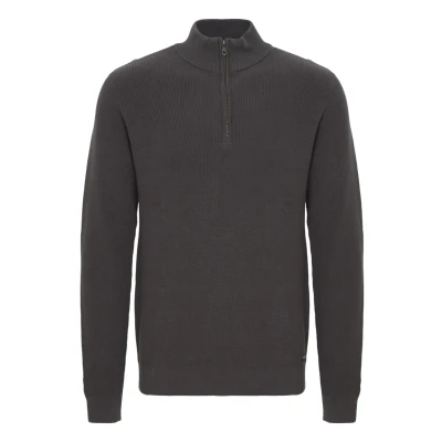 Abbildung von Blend Bhcodford Halfzipp Strickpullover, Herren, Größe: 3XL, Phantom grey