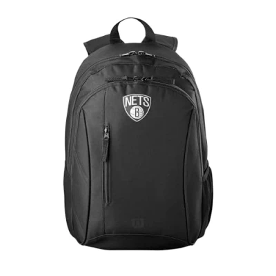 Abbildung von Wilson Rucksack NBA Team, Geeignet für 1 Basketball in offizieller Größe, Team Logo Silber, Polyester