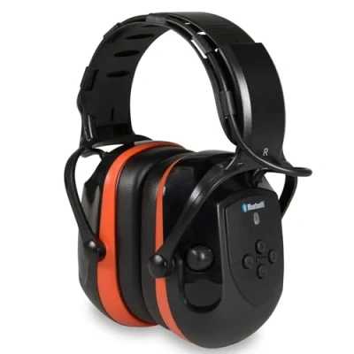 Abbildung von OX ON EARMUFFS BT2 COMFORT, Bluetooth Gehörschutz mit Mikrofon und AUX Eingang, 29dB SNR, 30 Stunden Akkulaufzeit, für Baustelle Arbeit, Höhenverstellung per Klick, CE CAT. III &amp; EN zertifiziert