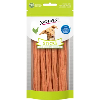Abbildung von Sticks mit Hühnerbrust &amp; Hühnerherz 12x 60g Multipack