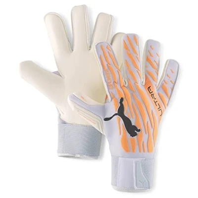 Abbildung von Puma Unisex Ultra Grip 1 Hybrid Pro Torwarthandschuhe, Neon Citrus Diamond Silver Black, 11 EU