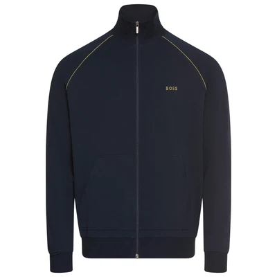 Abbildung von BOSS MIX &amp; Match Jacket Nachtwäsche Shirt, Herren, Größe: Medium, Dark blue