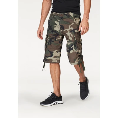 Abbildung von Alpha Industries JET CAMO Shorts, Herren, Größe: 32, Woodland