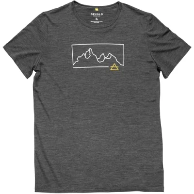 Abbildung von Devold Herren Active Outline T Shirt, Anthracite, XXL