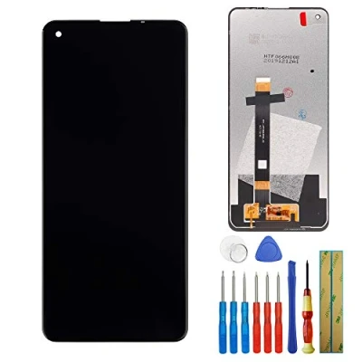 Abbildung von E YIIVIIL LCD Display Compatible with LG K51S LMK510EMW LM K510EMW 6.55&quot; inch Touch Screen Assembly Frame+Tools