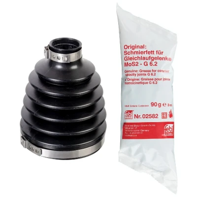 Abbildung von FEBI BILSTEIN 176084 Achsmanschette radseitig, Vorderachse thermoplastische Polyester Elastomere RENAULT: MEGANE 3 Grandtour, SCENIC 3, Coupe