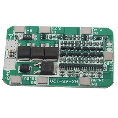 Abbildung von Oumefar 6S 22V/24V Li Ionen Zelle BMS Leiterplatte Batterieschutzplatine 15A Lithium für 6er 3,7V