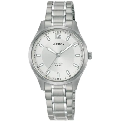 Abbildung von Lorus Damen Analog Quarz Uhr mit Titan Armband RG239XX9