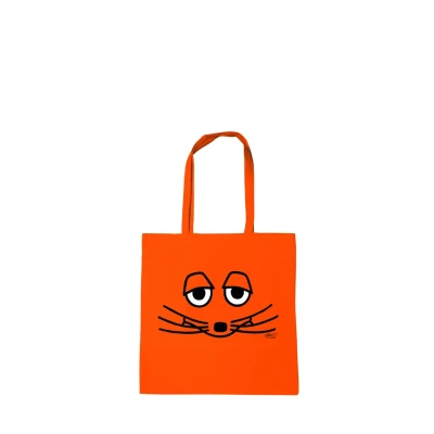 Abbildung von Logoshirt MAUS Gesicht Shopping Bag, Größe: One Size, Orange