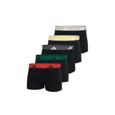 Abbildung von adidas Sportswear Trunk 5 PACK Panties Schwarz mehrfarbig, Herren, Größe: Large, mehrfarbig