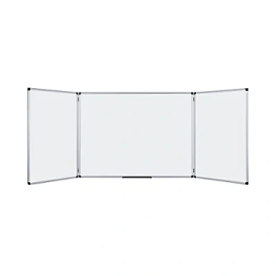 Abbildung von Bi Office TR01020509170 Trio Maya platzsparende Whiteboard mit ausklappbaren Flügeln