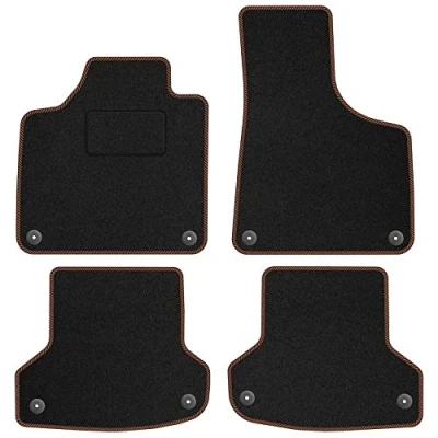 Abbildung von M MOTOS Velours Standard fußmatten für Audi A3 8P 2003 2013 Standard, Gewebt, Braun Auto Erleben Sie neuen Fahrkomfort mit einem Satz Ihr