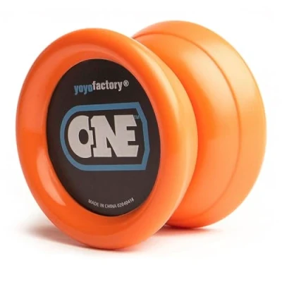 Abbildung von YoyoFactory ONE Yo ORANGE (Vom Anfänger Zum Profi, Moderne Leistung YoYo, Metall Kugellager, Schnur und Anleitung Enthalten)