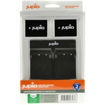 Abbildung von Jupio Kit: 2x Battery NP W126S + USB Dual Charger