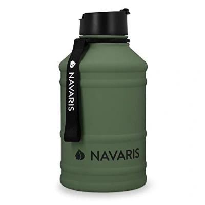 Abbildung von Navaris Trinkflasche 2,2l XXL Gym Bottle Sport Flasche Wasserflasche Water Jug
