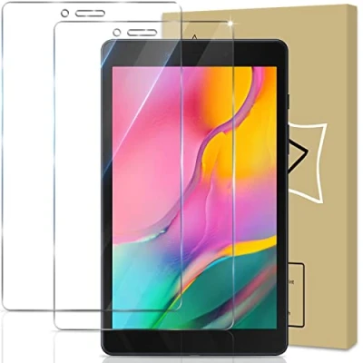 Abbildung von GiiYoon 2 Stück Schutzfolie für Samsung Galaxy tab a 8.0 2019 (SM T290/T295), HD Displayschutzfolie, 9H Härte, Anti Kratzen, Bläschen