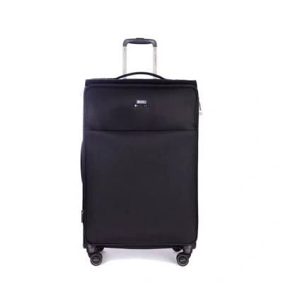 Abbildung von Stratic Light+ Koffer L black mit 4 Rollen Weichgepäck