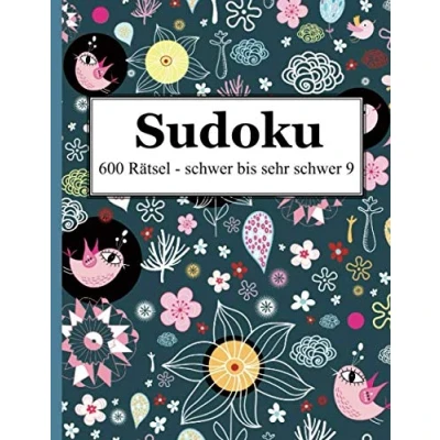 Abbildung von Sudoku 600 Rätsel schwer bis sehr 9
