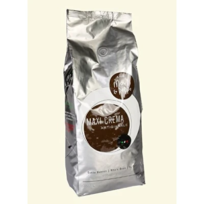 Abbildung von Mauri &amp; Peppe Maxi Crema 1000g Ganze Kaffeebohnen Original Italienisches Rösthandwerk für höchste Ansprüche! Kaffee, Cappuccino, Espresso, Latte Macchiato