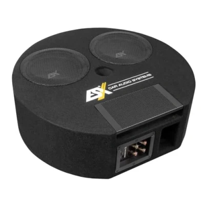 Abbildung von ESX DBX Dual Reserverad Reflexbox 800Q mit 800 Watt Auto Subwoofer