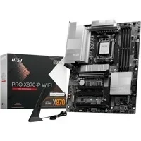 Abbildung von MSI PRO X870 P WiFi Mainboard, ATX Unterstützt AMD Ryzen 9000/8000/7000 Prozessoren, AM5 60A SPS VR M, DDR5 Memory Boost (8200+ MT/s OC), PCIe 5.0 x16 &amp; 4.0 x16, M.2 Gen5, Wi Fi 7, 5G LAN