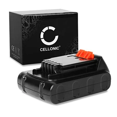 Abbildung von CELLONIC Black&amp;Decker Li Ion Slidepack Akku BL2018 (18V 2,0Ah, passend für alle 18V Gartengeräte)