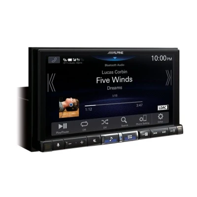 Abbildung von ALPINE iLX 705D Wireless Apple CarPlay Androidradio mit 7 Zoll Display Autoradio