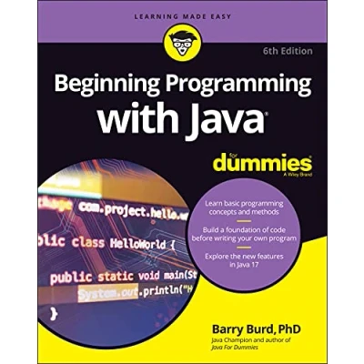Abbildung von Beginning Programming with Java For Dummies, 6th Edition