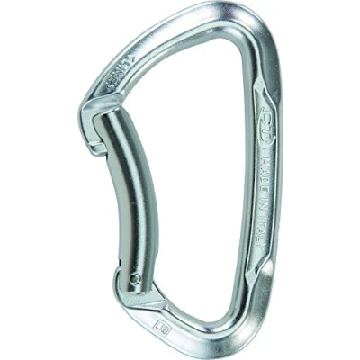 Abbildung von Climbing Technology Lime B Karabiner mit gebogenem Schnapper, Farbe:silber