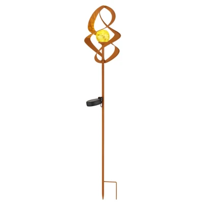 Abbildung von Lighting Solarleuchte Metall rostfarben, 1XLED LED