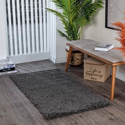Abbildung von Surya Hochflor Teppich &quot;BORACAY&quot;, rechteckig, Flauschig, Langflor, Weich, Wohnzimmer Flurteppich, Grau