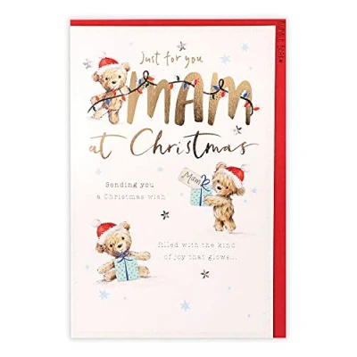 Abbildung von Clintons: Weihnachtskarte für Mama, Motiv: Hummel