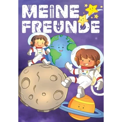 Abbildung von Meine Freunde: Weltraum Freundebuch für die Schule. Jungen und Mädchen ab 6 Jahren. Geschenk zur Einschulung