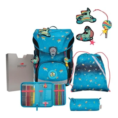 Abbildung von DerDieDas ErgoFlex Easy LED Set Rainbow Star Schulrucksack