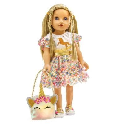 Abbildung von Puppen Ballerinas &quot;Einhorn&quot;, Gr. 38 45 cm