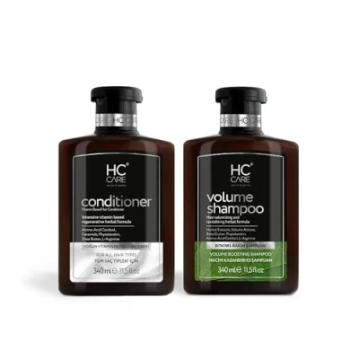 Abbildung von HC Care Shampoo und Haarspülung Haarpflege Lotion Set 340 ml + (Volumen Shampoo)